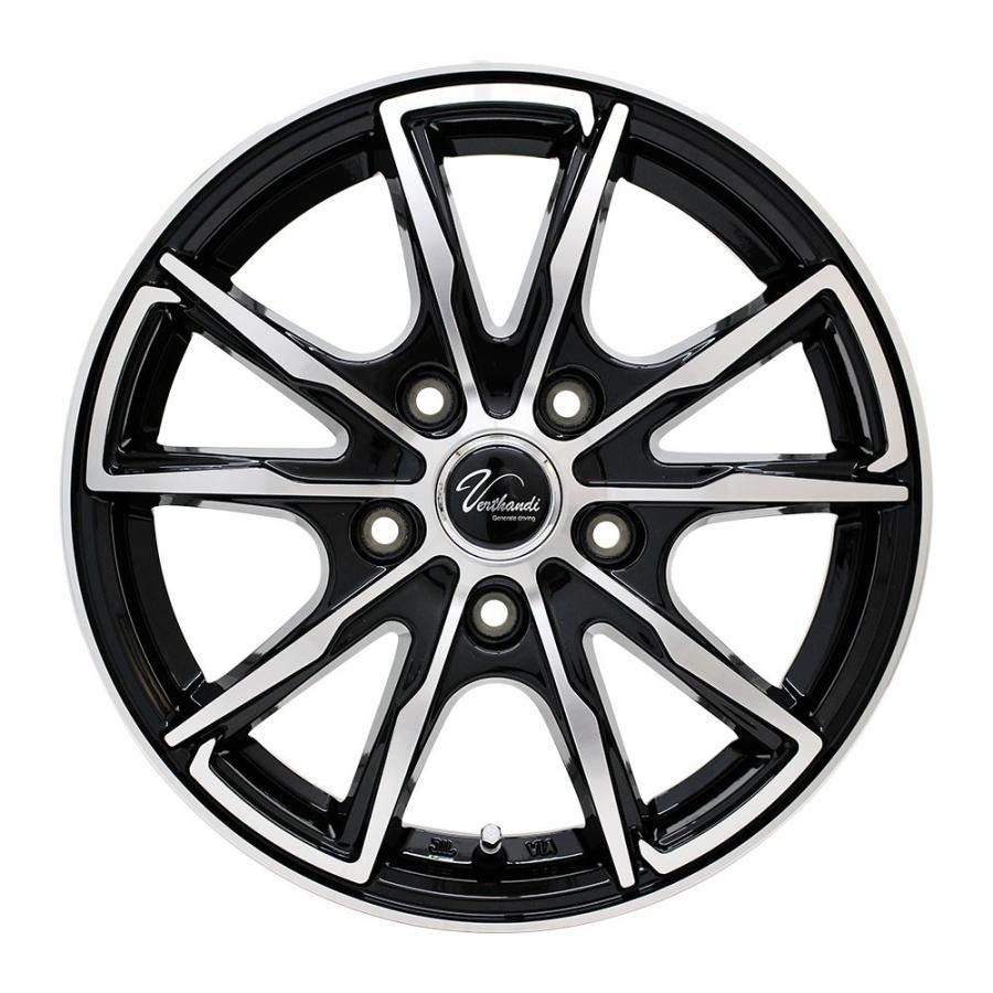 4枚セット】 Verthandi PW-S10 15x6.0 +45 114.3x5 BK/POLISH 