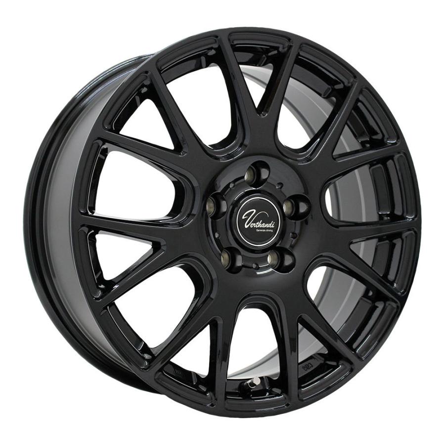 4枚セット】 Verthandi YH-M7V 17x7.0 +38 114.3x5 BLACK : AUTOWAY 