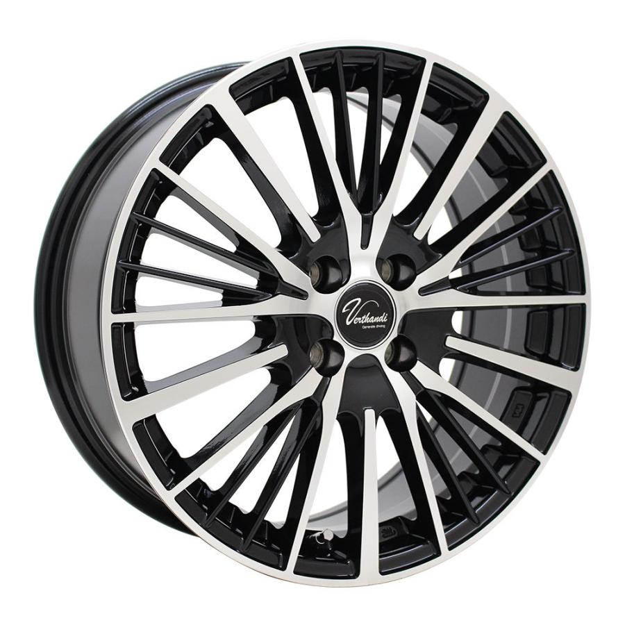 【4枚セット】 Verthandi YH-S25V 15x5.5 +43 100x4 BK/POLISH｜autoway｜02