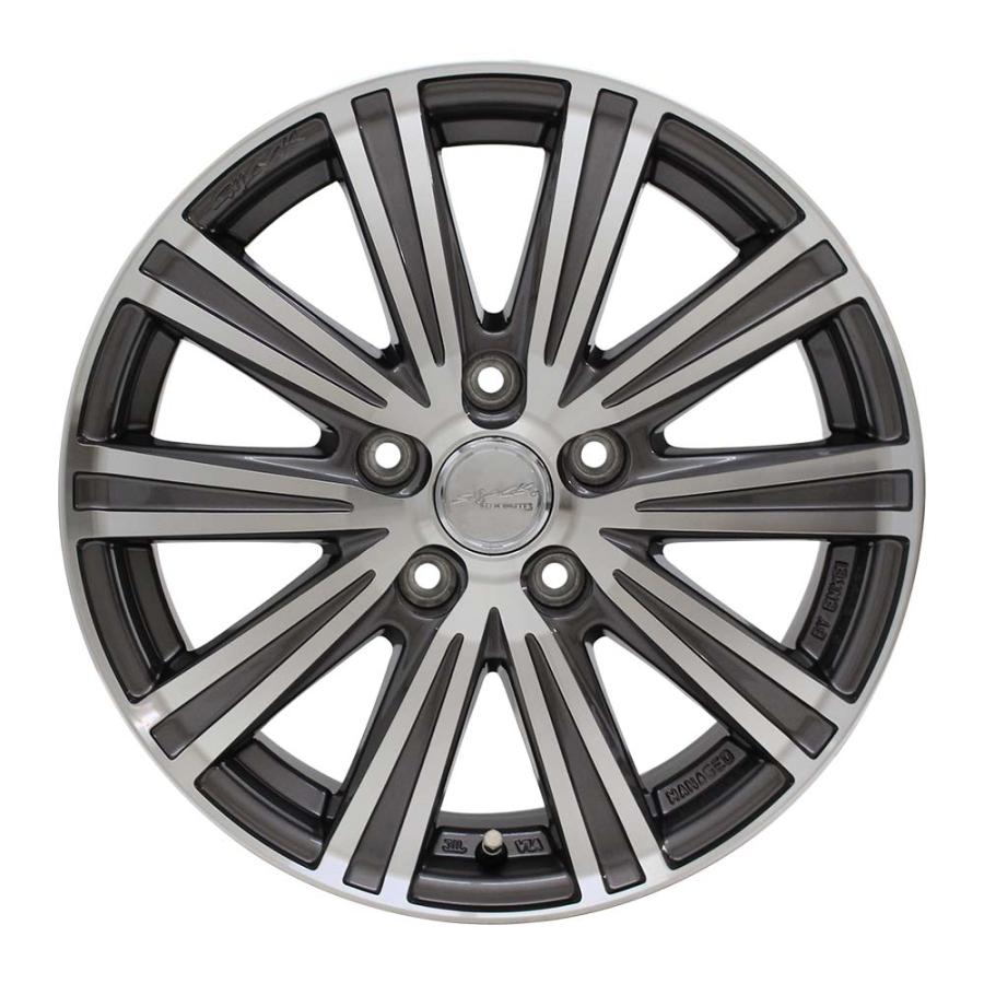 スマックスパロー　16インチ美品！スタッドレスタイヤ付き 4枚セット】 SMACK SPARROW 16x6.5 +38 114.3x5 GMP : AUTOWAY