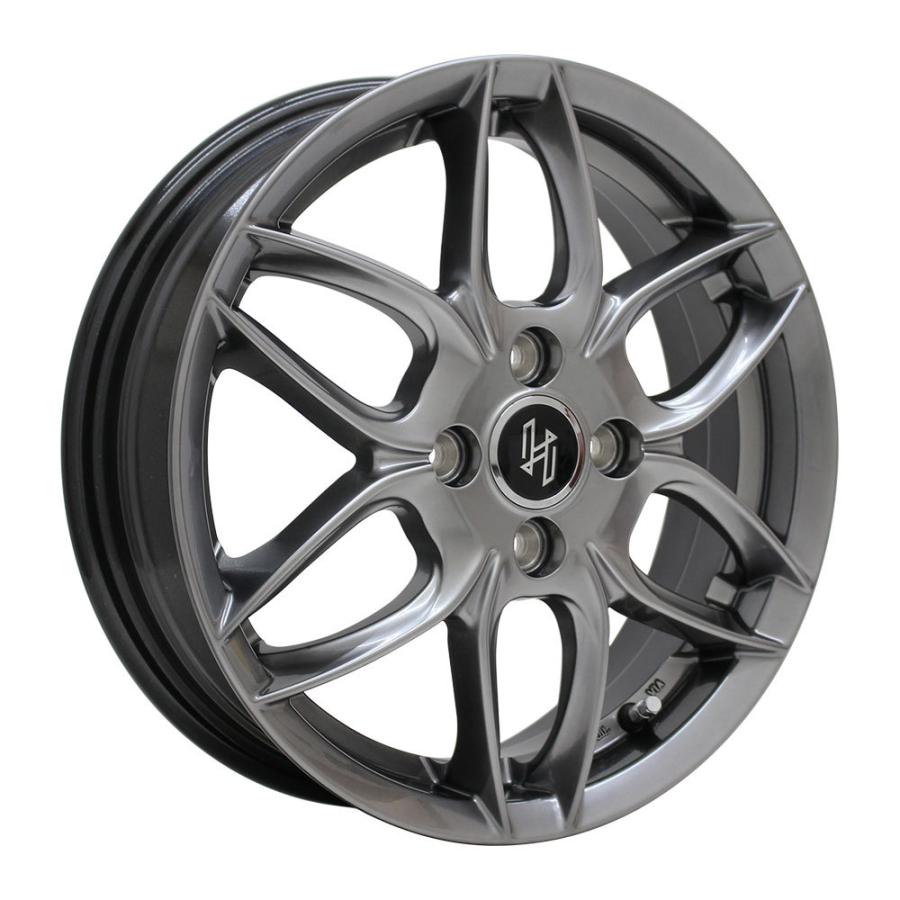 4枚セット】 HERSE K-01 14x4.5 +43 100x4 TITANIUM GRAY : AUTOWAY