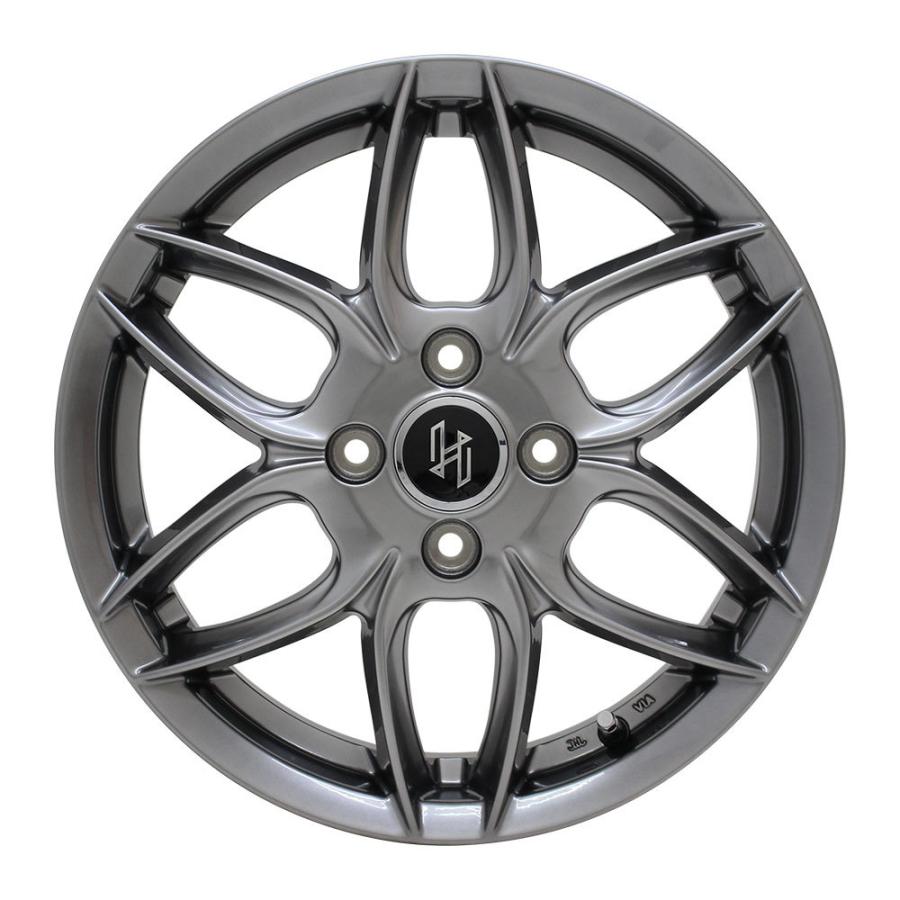 【4枚セット】 HERSE K-01 15x4.5 +43 100x4 TITANIUM GRAY｜autoway｜03