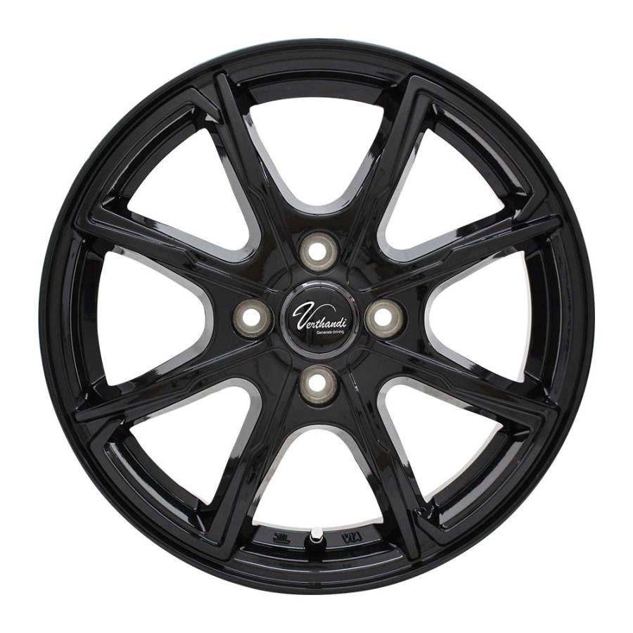 4枚セット】 Verthandi PW-S8 14x4.5 45 100x4 BLACK : AUTOWAY