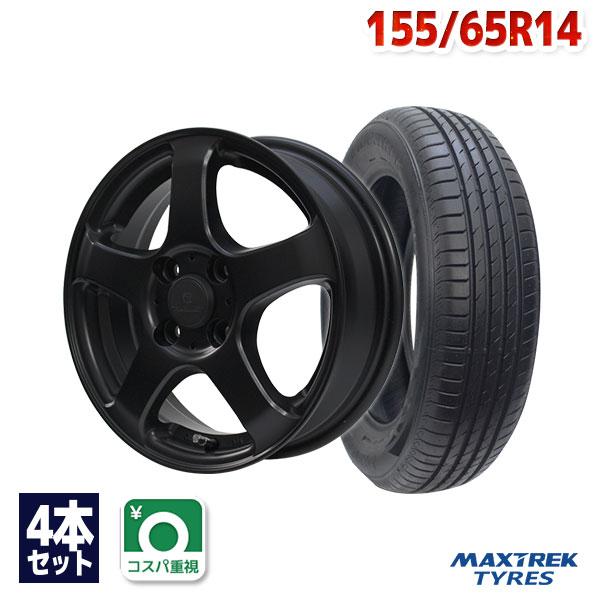 155/65R14 ホイールセット MAXTREK MAXIMUS M2 MAXTREK（マックストレック） 155/65R14 サマータイヤ ホイールセット