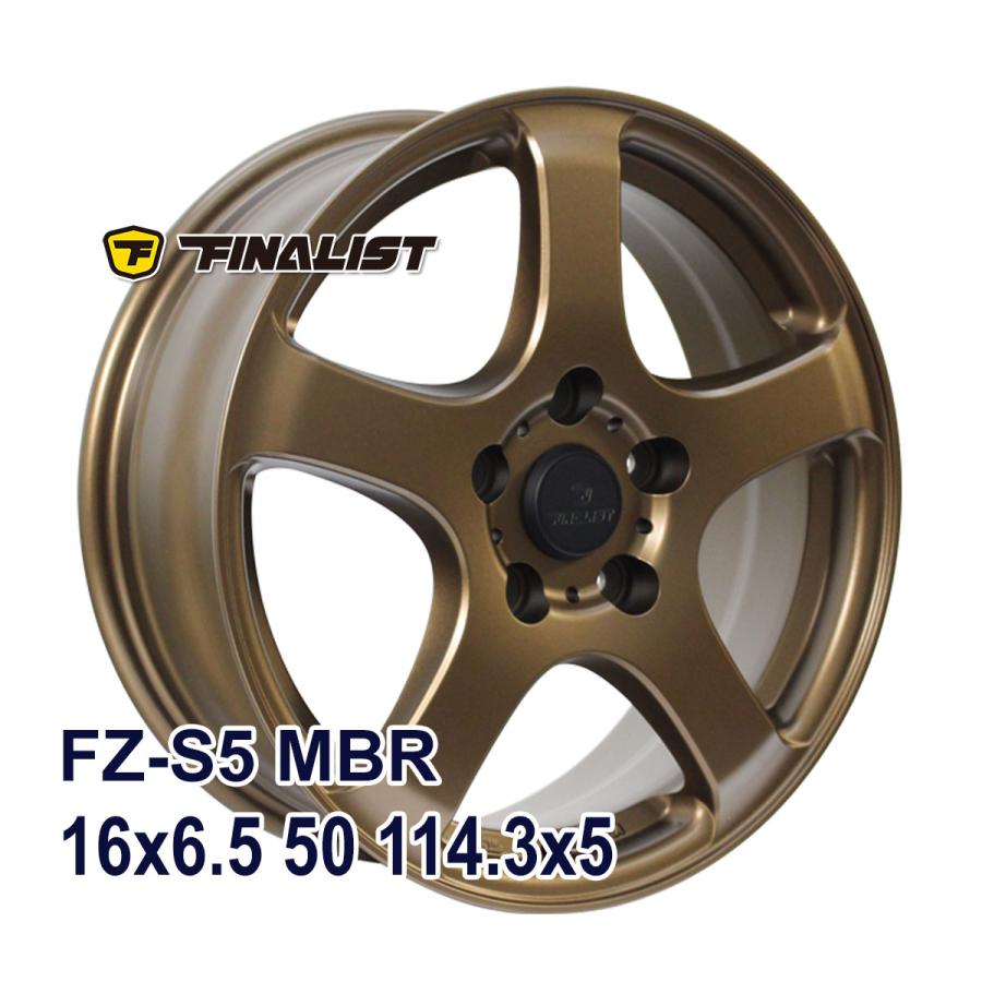 4枚セット】 FINALIST FZ-S5 16x6.5 +50 114.3x5 MBR : AUTOWAY