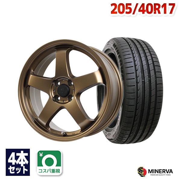 MINERVA（ミネルバ） 205/40R17 サマータイヤ ホイールセット MINERVA 
