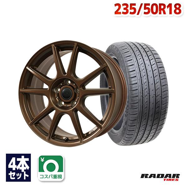 RADAR 235/50R18 サマータイヤ ホイールセット Radar レーダー Dimax 