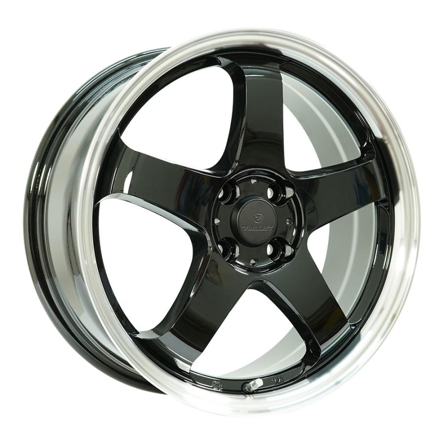 4枚セット】 FINALIST FZ-S5 17x7.0 +45 100x4 BL/RP : AUTOWAY