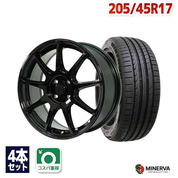 MINERVA（ミネルバ） 205/45R17 サマータイヤ ホイールセット MINERVA 