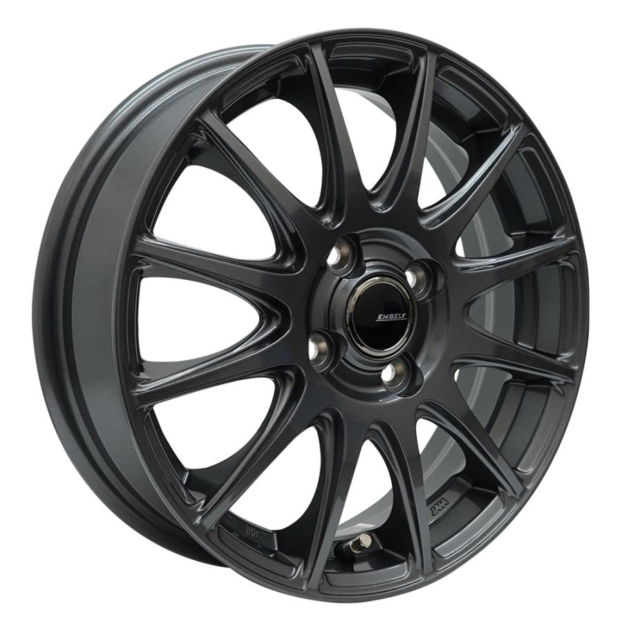 4枚セット】 EMBELY S12 15x4.5 45 100x4 GM : AUTOWAY(オートウェイ