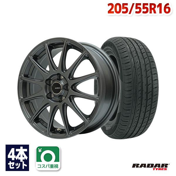 Radar DIMAX TOURING 205/55R16 4本セット RADAR（レーダー） 205/55R16 サマータイヤ ホイールセット DIMAX