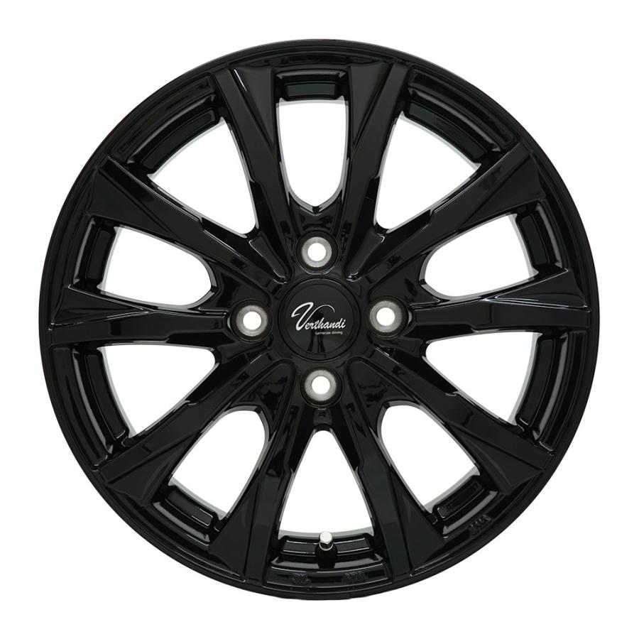 4枚セット】 Verthandi VW-S10 14x4.5 +45 100x4 BK : AUTOWAY