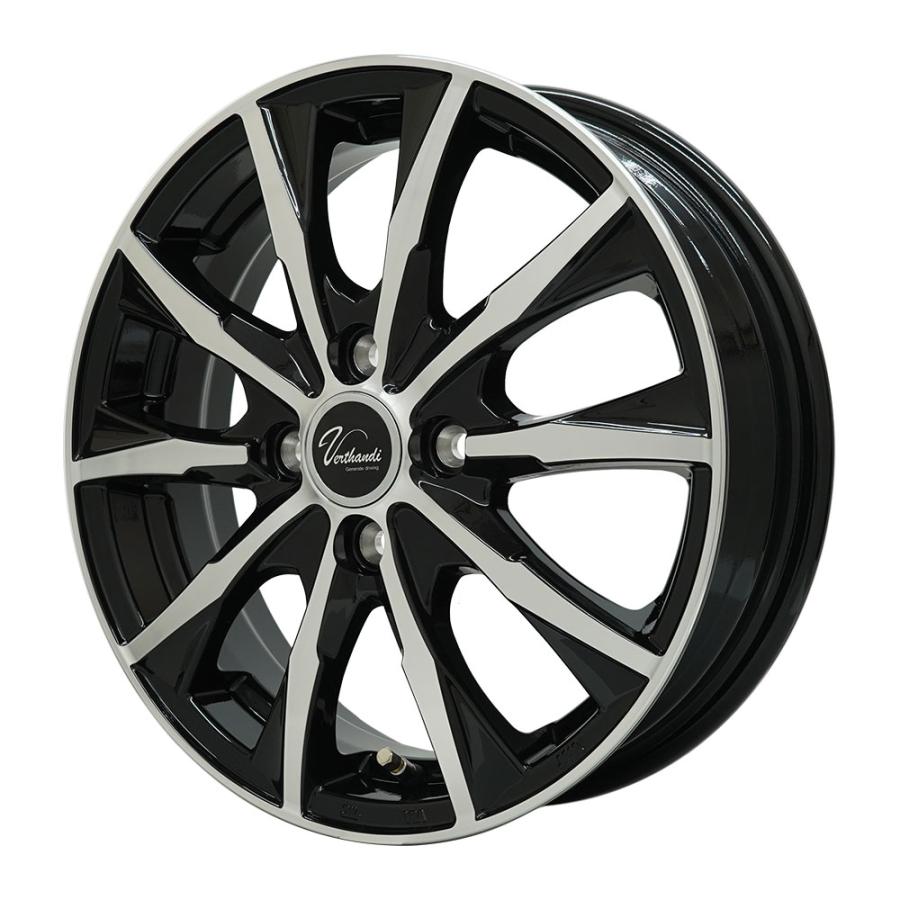 4枚セット】 Verthandi VW-S10 14x4.5 +45 100x4 BK/P : AUTOWAY