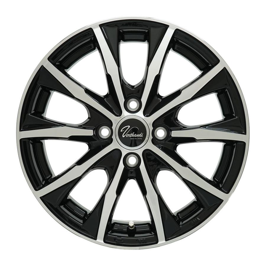 4枚セット】 Verthandi VW-S10 14x5.5 +38 100x4 BK/P : AUTOWAY