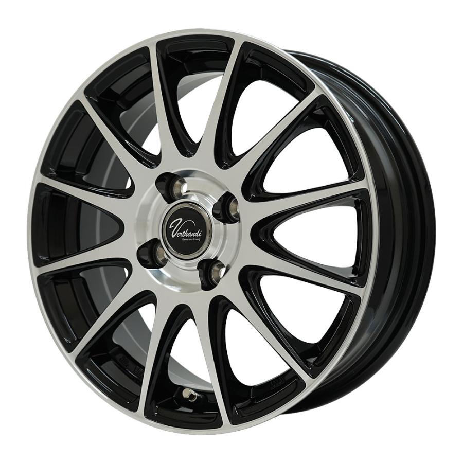 4枚セット】 Verthandi VT-S12 14x5.5 +42 100x4 BK/P : AUTOWAY