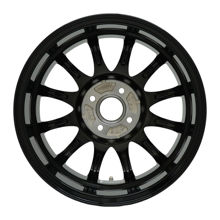 軽自動車用　今風　Verthandi　１４インチアルミ＋タイヤつき　コンパクト車にも可能です 4枚セット】 Verthandi VW-S10 14x5.5 +38 100x4 BK/P : AUTOWAY