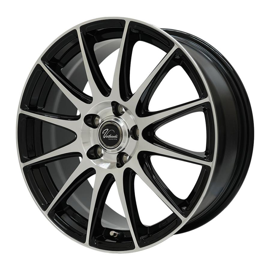 4枚セット】 Verthandi VT-S12 17x7.0 +53 100x5 BK/P : AUTOWAY