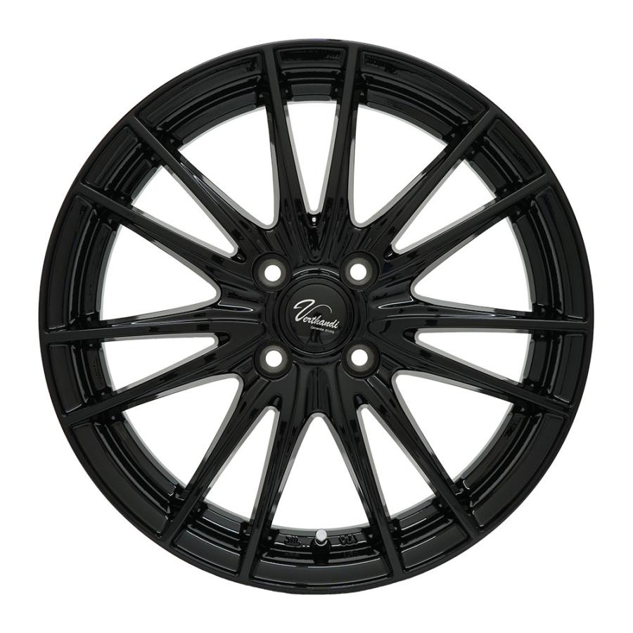 4枚セット】 Verthandi VB-S14 15x5.5 +43 100x4 BK : AUTOWAY