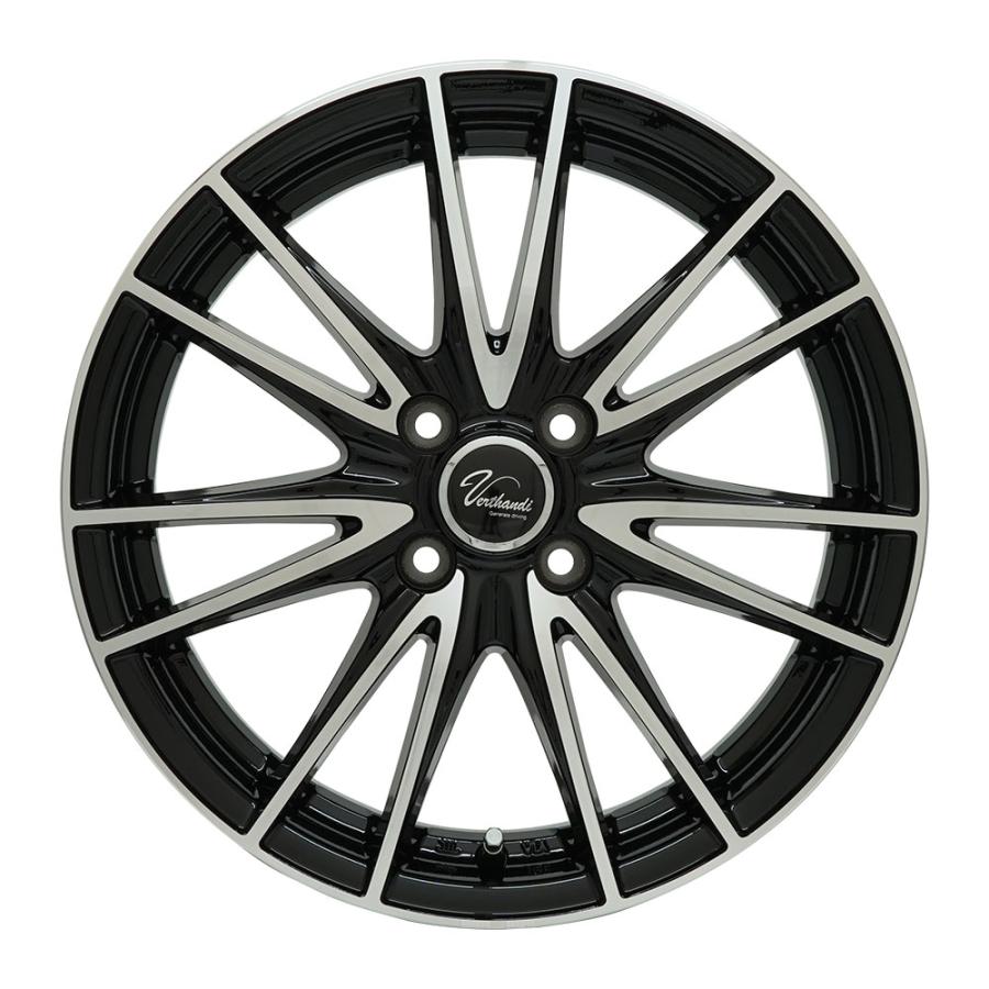 4枚セット】 Verthandi VB-S14 16x6.0 +43 100x4 BK/P : AUTOWAY