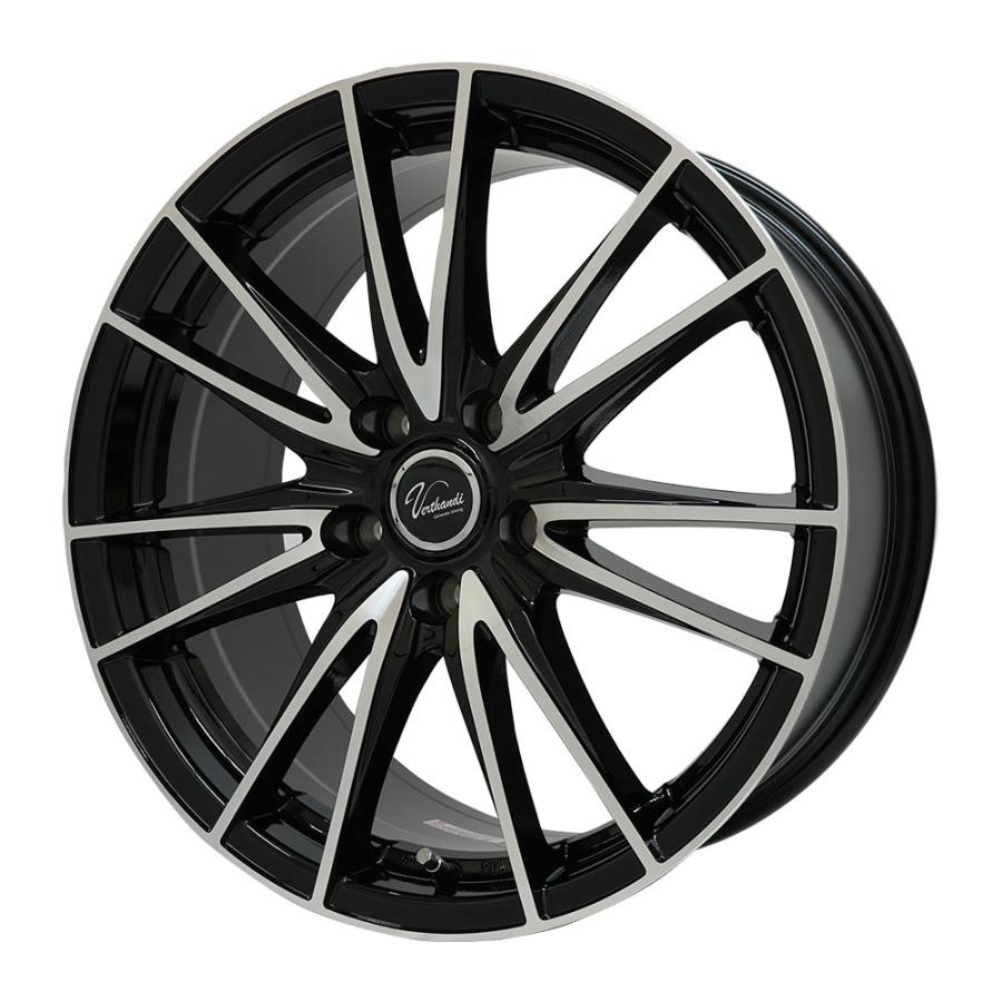4枚セット】 Verthandi VB-S14 18x7.0 +48 114.3x5 BK/P : AUTOWAY 