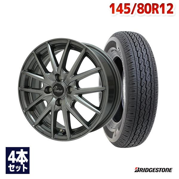 BRIDGESTONE（ブリヂストン） 145/80R12 サマータイヤ ホイールセット