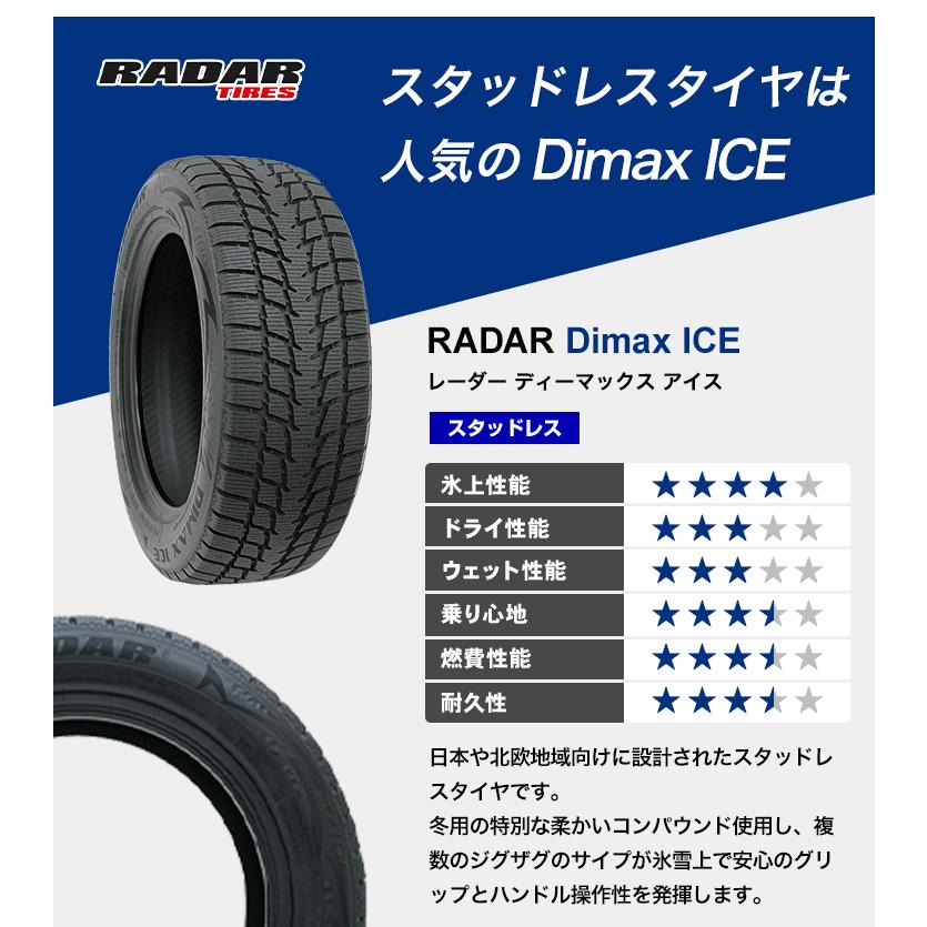 RADAR（レーダー） 205/60R16 スタッドレスタイヤホイールおまかせ