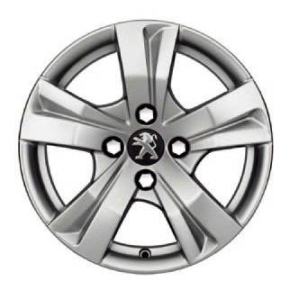 プジョー純正15インチアルミホイル PEUGEOT（プジョー） 純正 2008 アロイホイール 1本 Draco 15 インチ