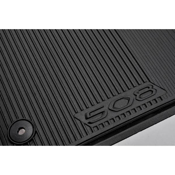 プジョー 純正 508 508SW ラバーフロアマットセット 前後4枚セット 2 