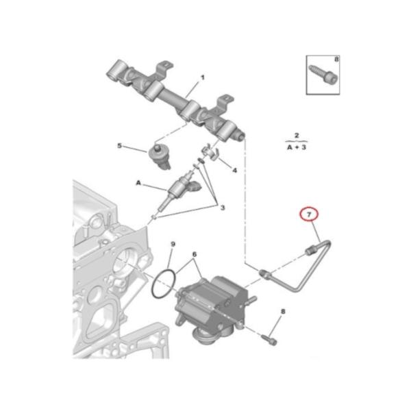 PEUGEOT（プジョー） 純正 フューエルパイプ 198547 : AutoWear - 通販