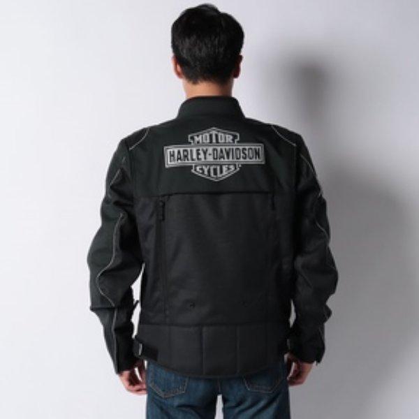 Harley-Davidson ブラック バイカー ジャケット XLサイズ ベゼルバイカーカラー・レザージャケット -ハーレーダビッドソン