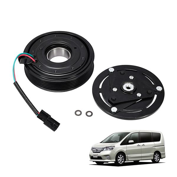 C26 セレナ ハイブリッド エアコンコンプレッサー マグネットクラッチ 日産 C26 セレナ 新品 エアコン コンプレッサー マグネット