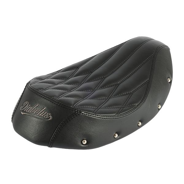 ホンダ DAX125用 シート K-SPEED Diabolus製 ホンダ ダックス125 シート スクエアパターン Diabolus ブラック