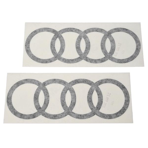 Audi（アウディ） 純正 ステッカーセット ブラックデコラティブ フォー