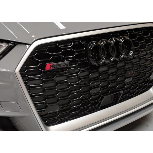 アウディ純正 Audi S7 フロントグリルエンブレム 黒 4G8-853-73-2ZZ グロスブラック Audi（アウディ） 純正 フロントグリルエンブレム グロスブラック A1