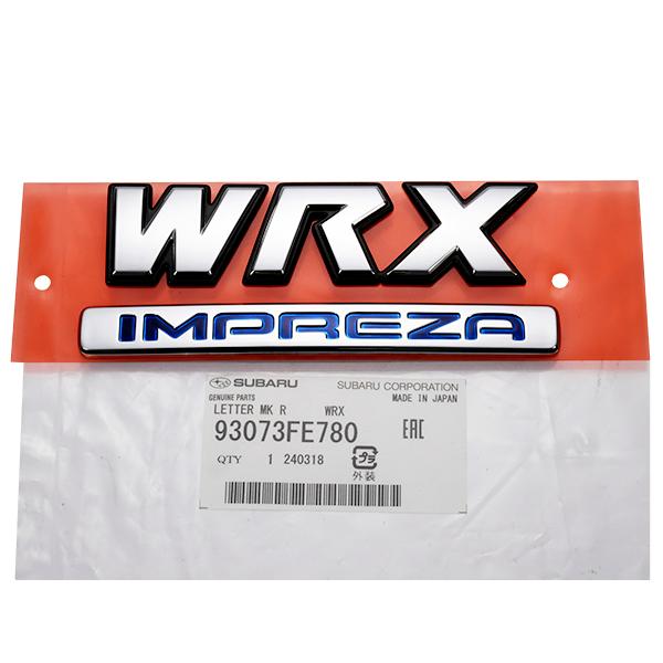 SUBARU（スバル） 純正 トランクリッドエンブレム WRX インプレッサ