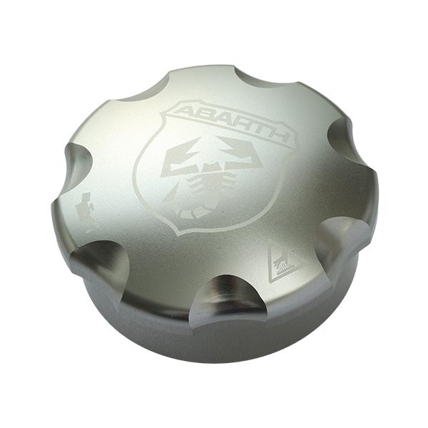 ABARTH アルミニウムキャップ シルバー アバルト 純正 ABARTH 500 595 695 500C 595C 695C 312型 アルミ製