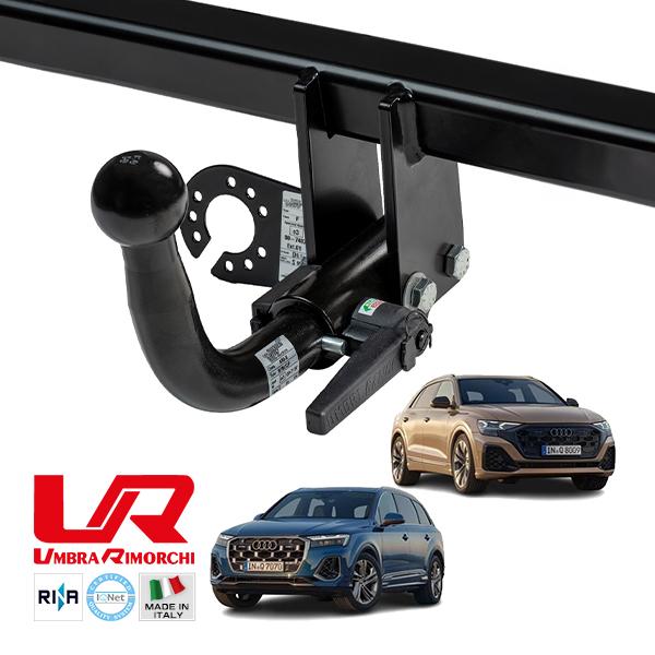 UMBRA RIMORCHI 正規品 アウディ AUDI Q7 4M Q8 F1 着脱式スワンネック