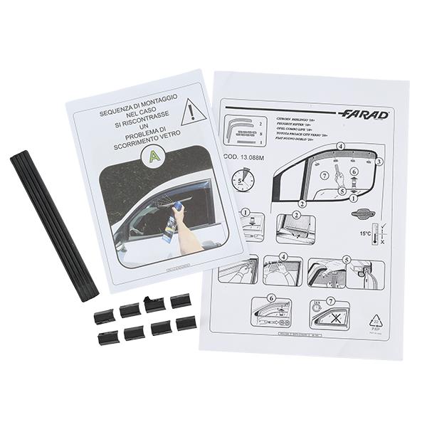 FARAD 正規品 シトロエン ベルランゴ K9型 ドアバイザー