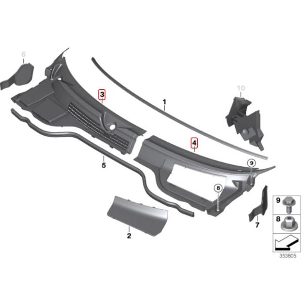 MINI（ミニ） BMW MINI 純正 クーパー クーパーS R55 R56 R57 カウル