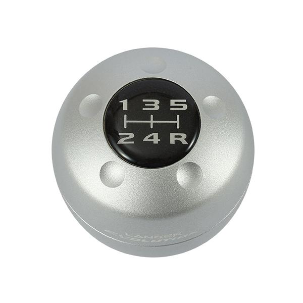 三菱純正　ランエボ他　シフトノブ シフトノブ（カーボン＆シルバー）（5M/T） 国内三菱純正OP 純正