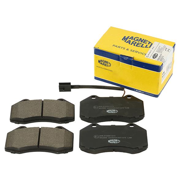 アバルト695純正ブレーキパッド前後、新車外し MAGNETI MARELLI 正規品 アバルト 595 695 312型 1.4L ブレーキパッド