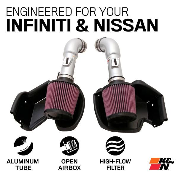日産（NISSAN） K&N Filters 正規品 コールドエアーインテーク エア