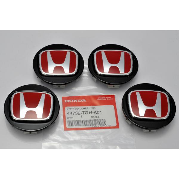 新品 ホンダシビック タイプR センター キャップ 1台分 4個 FK8 FL5 ホンダ（HONDA） 純正 シビック FK-8 タイプR ホイールセンター