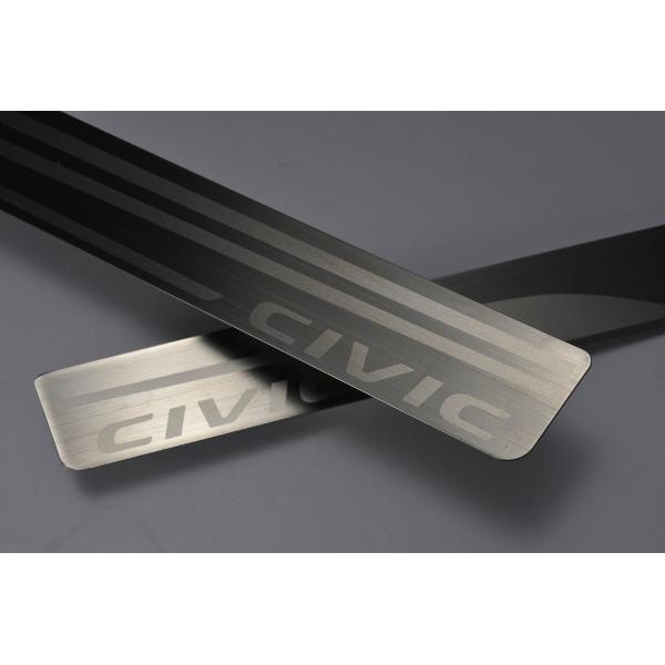 シビック　ep3 純正op サイドスカッフプレート Amazon | シビック CIVIC サイドステップガーニッシュ セダン