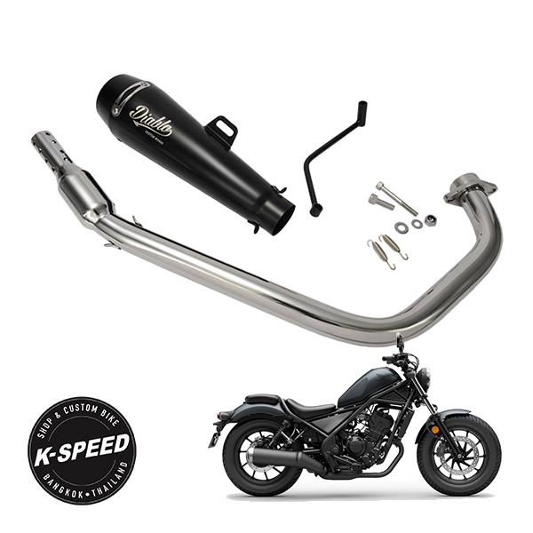 レブル250 Diablo マフラー K-SPEED製 ホンダ Diablo レブル250 Rebel ディアブロマフラー ダーク