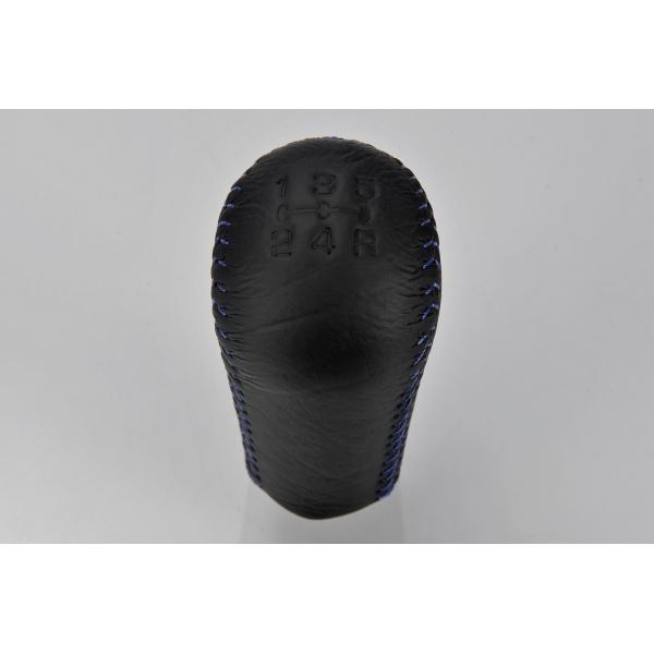 SALE／61%OFF】 三菱 ミツビシ レザーシフトノブ 5MT ブルーステッチ