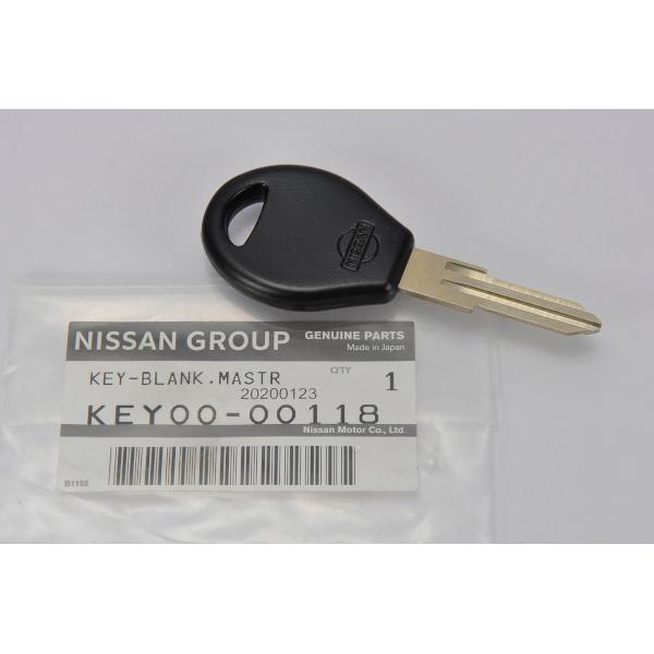 【正規品】 日産純正品 ブランクキー シルビア S15 スカイライン GTST GTT RB26 SR20 黒 KEY00-00118｜autowear｜02