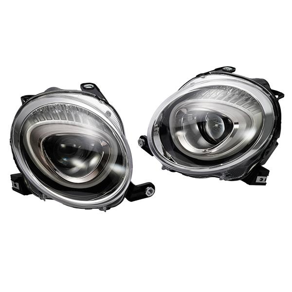 フィアット 500 ヘッドライト左右 FIAT（フィアット） DEPO 正規品 500 312 後期 チンクエチェント