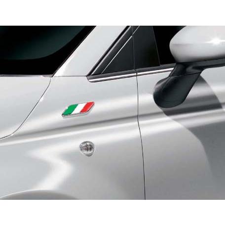 アバルト フィアット純正 エンブレム バッジ イタリアンフラッグ