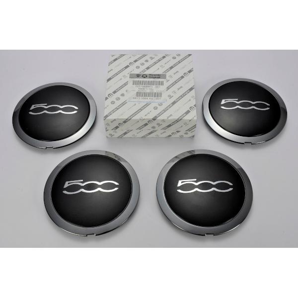 FIAT フィアット500 純正ホイールキャップ ホイールカバー 4枚セット 新車外し 超美品 FIATフィアット 500 純正14インチ ホイール